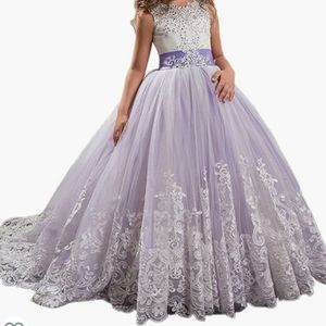 Princess Lilac Long dress.